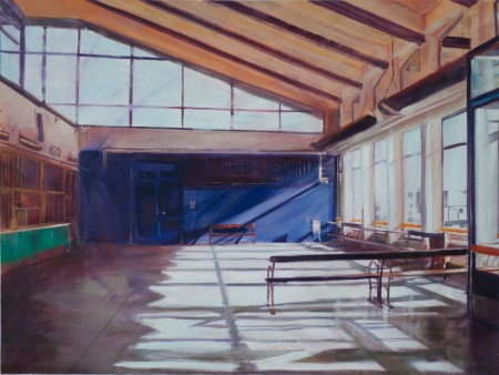 Biatorbágyi állomás 140x180cm olaj vászon